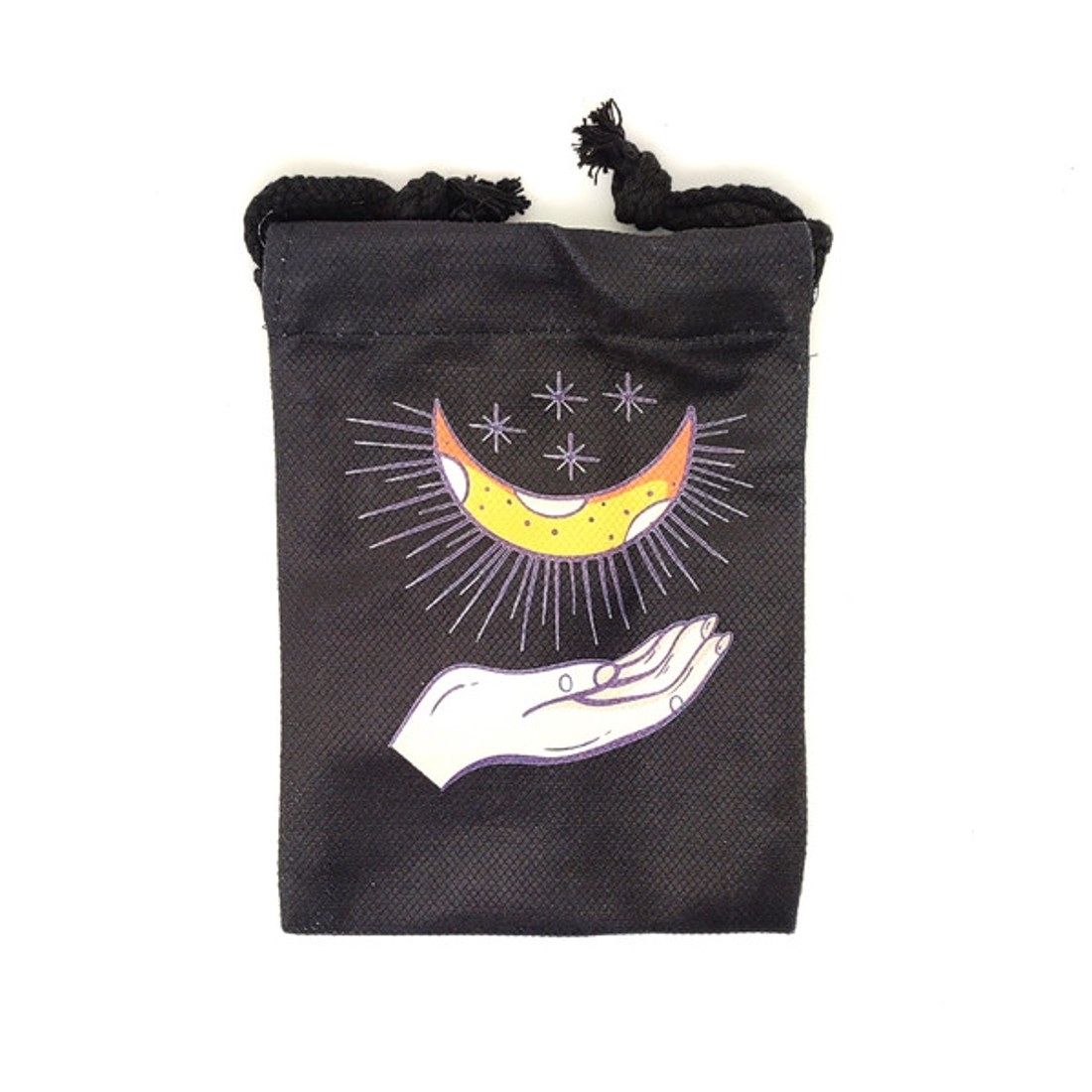 Hold és toll mintás szütyő � textil ajándéktasak 13x18 cm - otthon & életmód - papír, írószer - ajándékozás kellékei - ajándékzsák, csomagolás - Meska.hu
