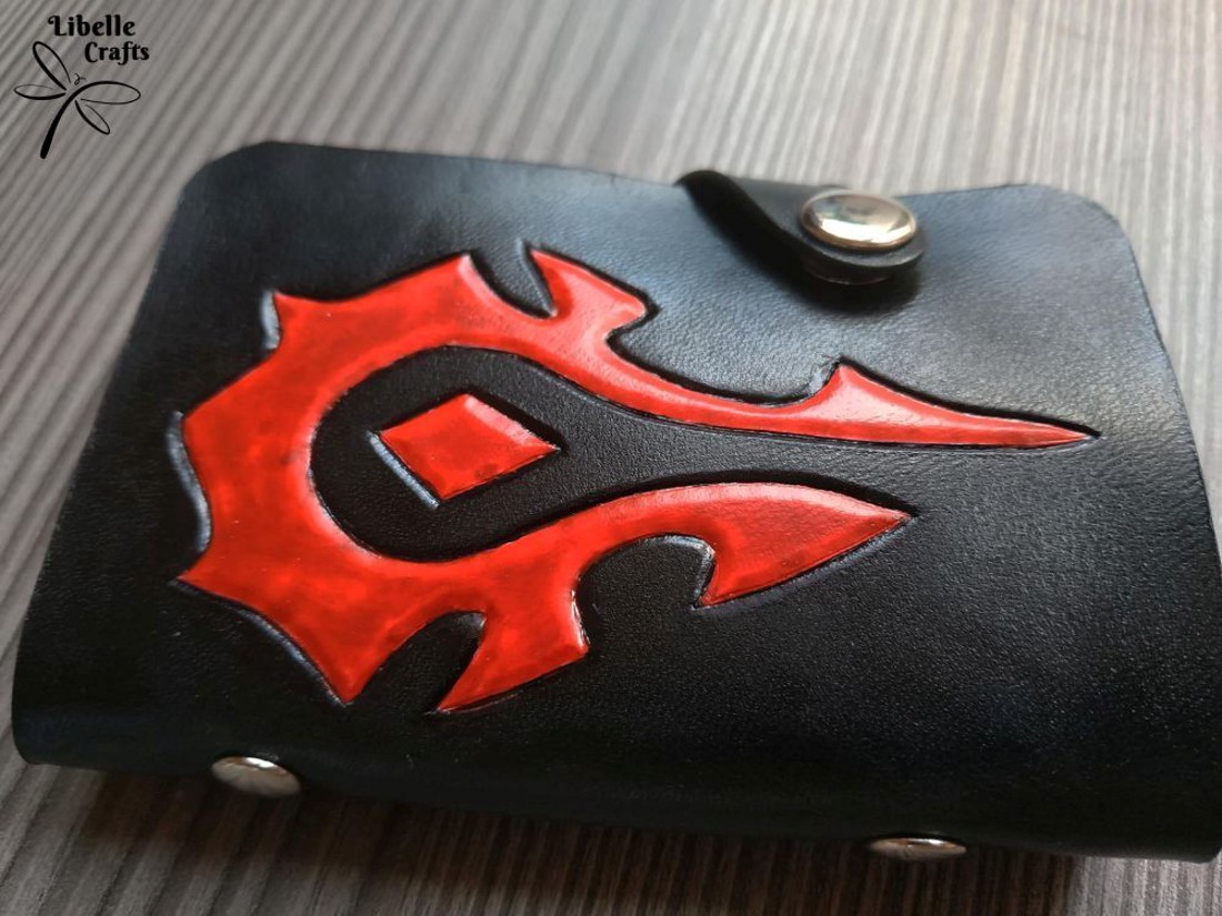 Horda szimbólumos igazolványtartó - táska & tok - pénztárca & más tok - kártyatartó & irattartó - Meska.hu