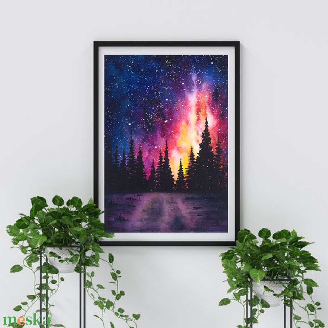 Galaxy tájkép nyomat - művészet - festmény - akvarell - Meska.hu Galaxy tájkép nyomat - művészet - festmény - akvarell - Meska.hu