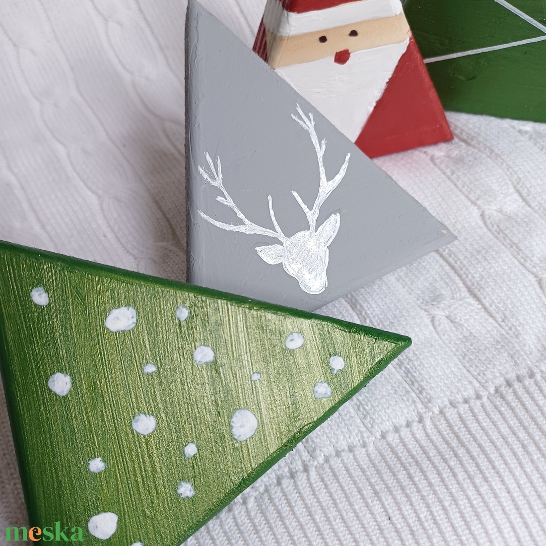 Karácsonyi fa dekoráció (5 darabos szett) - otthon & életmód - dekoráció - dísztárgy - Meska.hu Karácsonyi fa dekoráció (5 darabos szett) - otthon & életmód - dekoráció - dísztárgy - Meska.hu