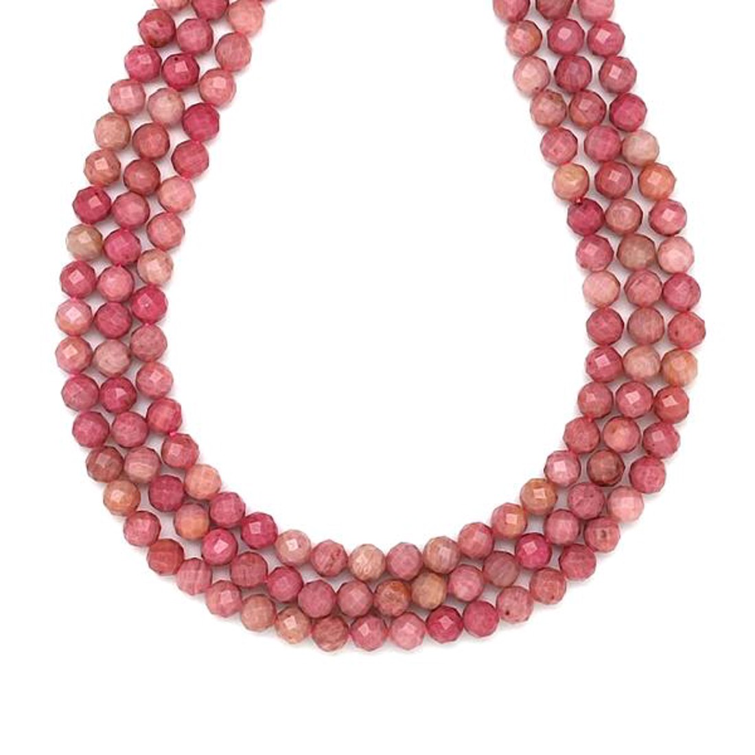 Thulit fazettált golyó 4-5mm ékszerkészítő alapanyag (füzér) - kellékek & szerszámok - ásvány alapanyag - ásványfüzér - Meska.hu