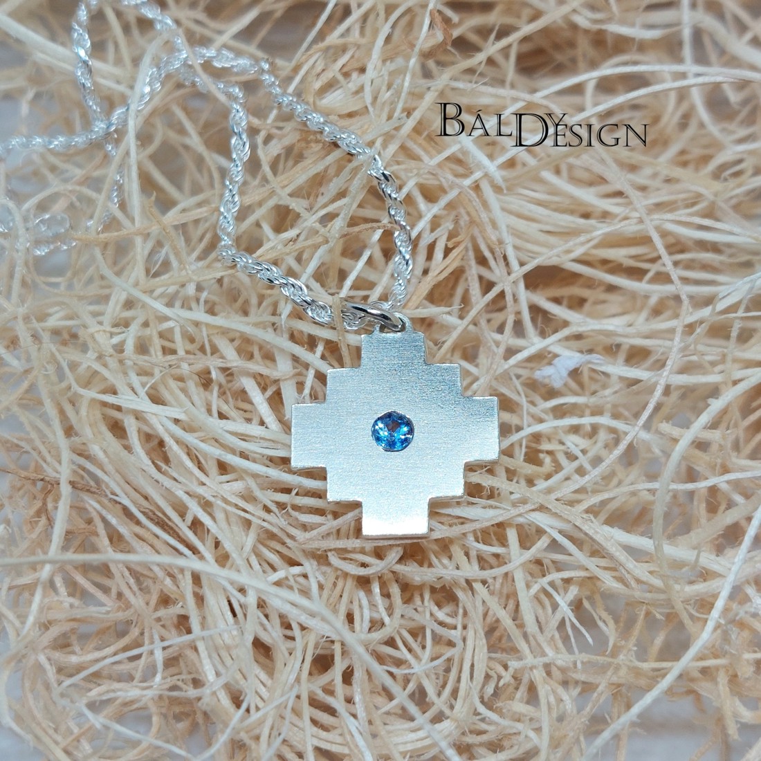 Chakana közepes medál zafírral -  - Meska.hu