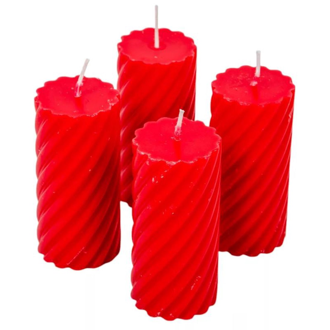 Kontúrozott csavart henger gyertya 55x100 mm - piros - kellékek & szerszámok - dekorációs kellékek - dekorációs gyertya - Meska.hu Kontúrozott csavart henger gyertya 55x100 mm - piros - kellékek & szerszámok - dekorációs kellékek - dekorációs gyertya - Meska.hu