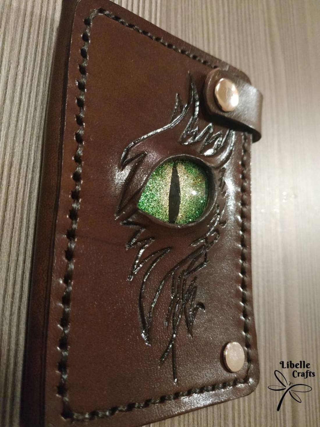 Sárkányszemes igazolványtató - táska & tok - pénztárca & más tok - kártyatartó & irattartó - Meska.hu