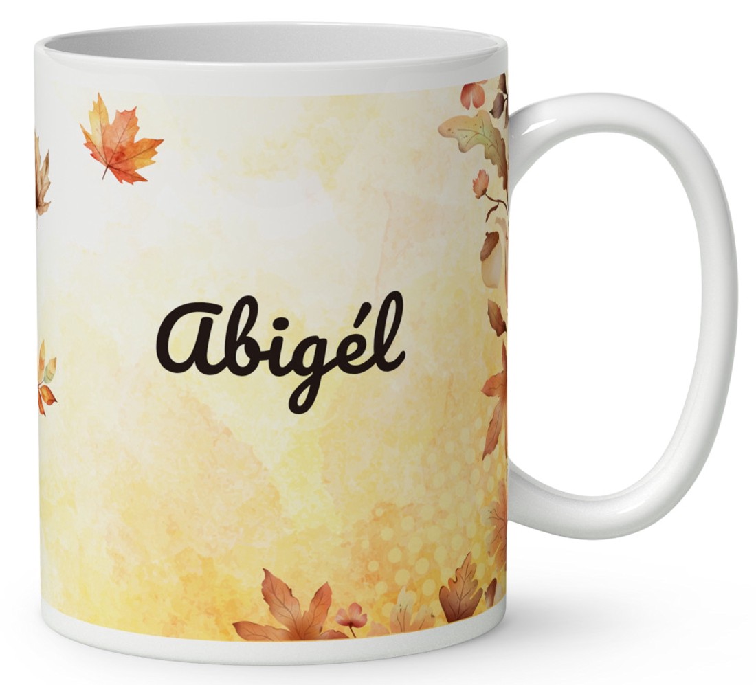 Névvel kérhető - Cuki őszi repülő mókus mintás bögre - otthon & életmód - konyhafelszerelés, tálalás - tálalás - bögre & csésze - Meska.hu