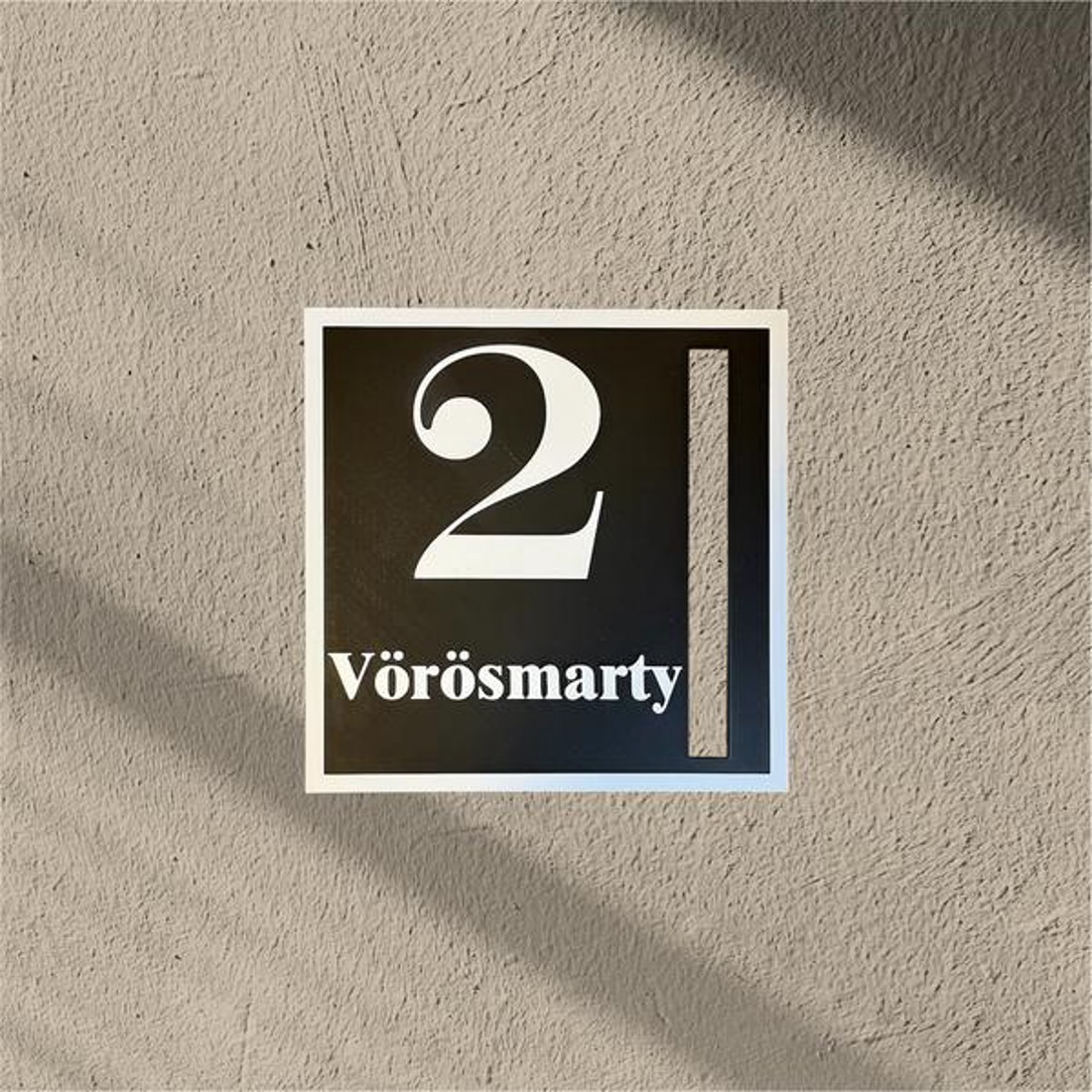 3D Nyomtatott Házszámtábla Kerettel - otthon & életmód - ház & kert - házszám - Meska.hu