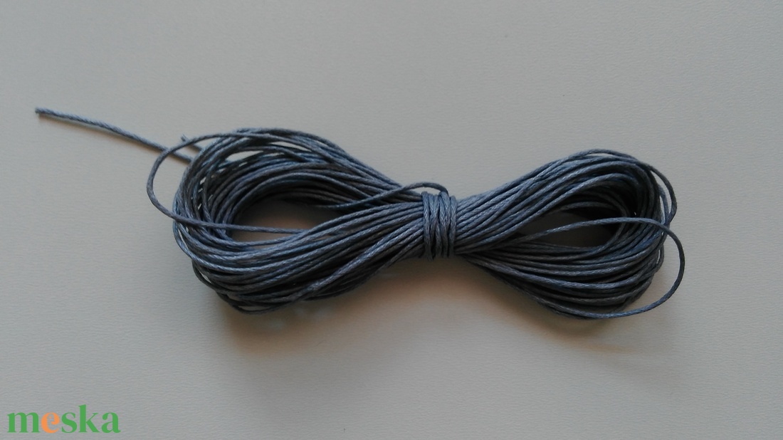 Viaszolt szál - 10 méter / db - szürke - - Meska.hu Viaszolt szál - 10 méter / db - szürke - - Meska.hu