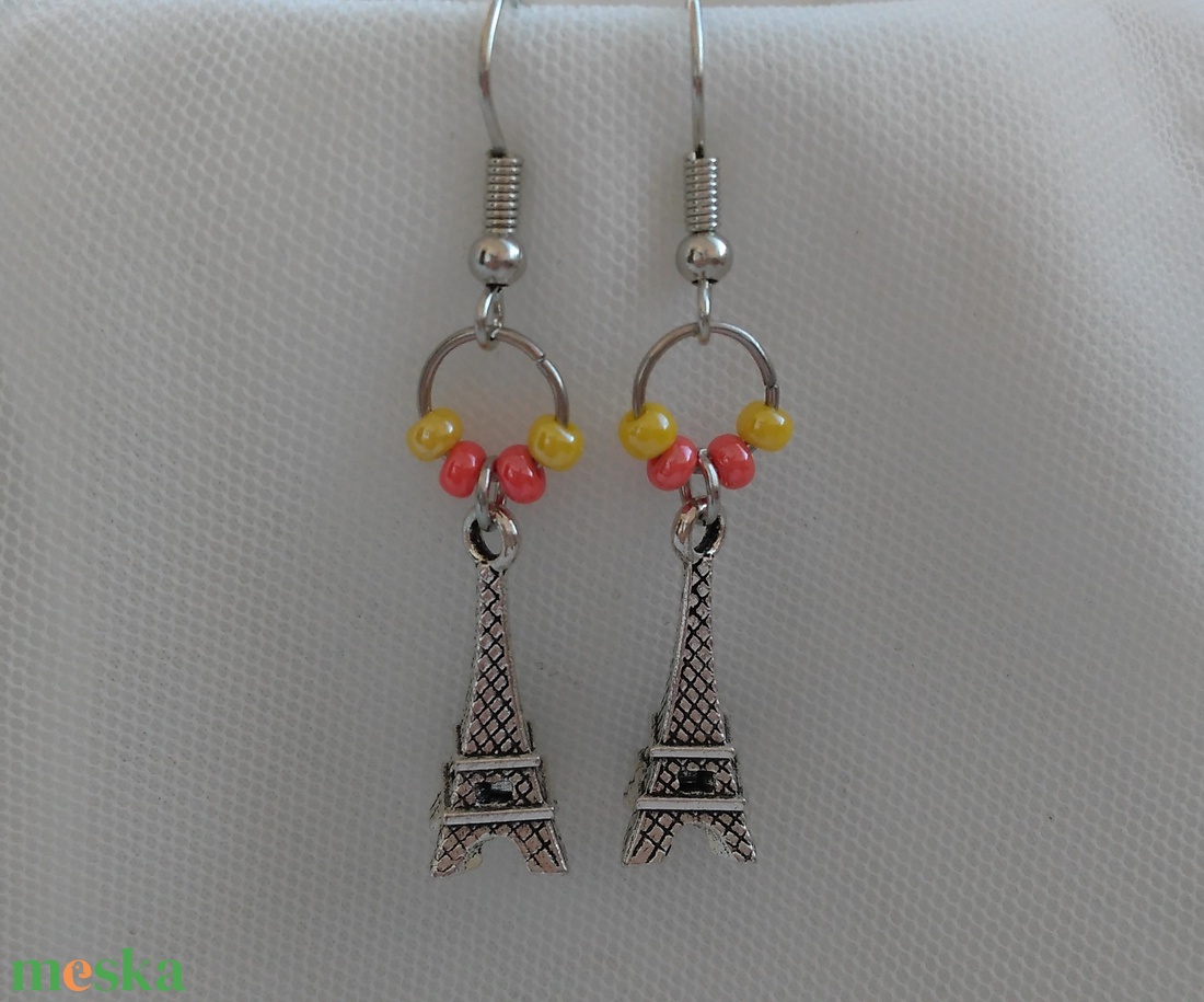 Fülbevaló - Eiffel-torony - ékszer - fülbevaló - lógó fülbevaló - Meska.hu Fülbevaló - Eiffel-torony - ékszer - fülbevaló - lógó fülbevaló - Meska.hu