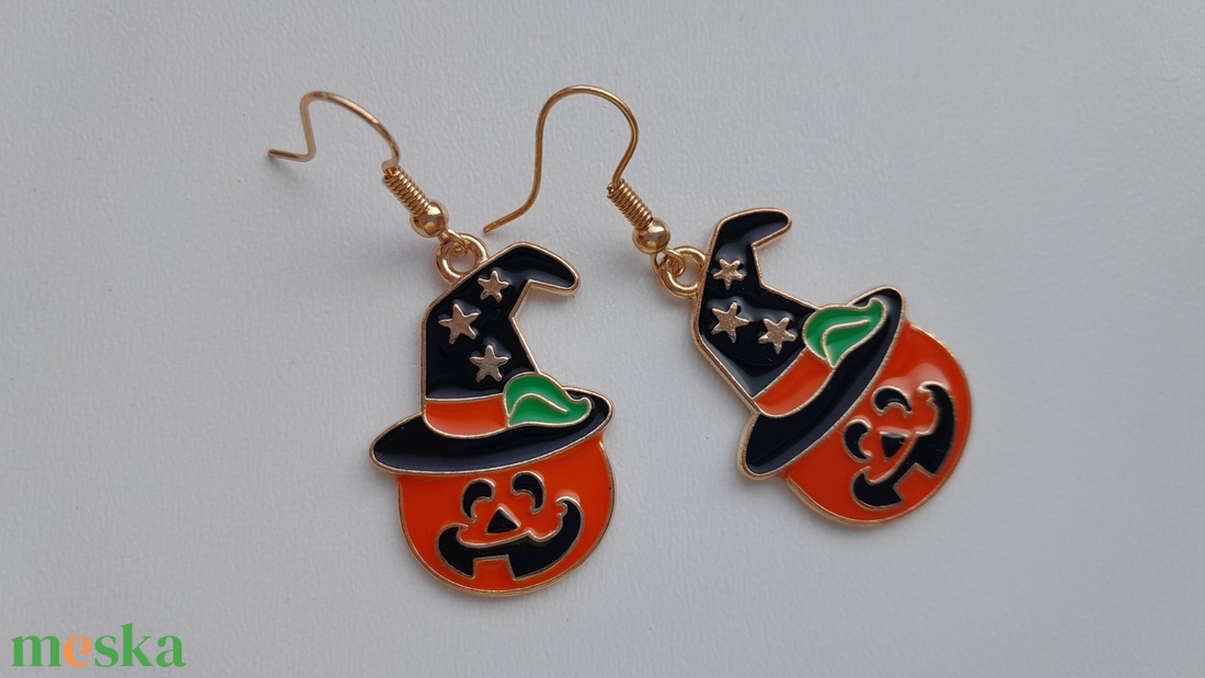 Halloween-fülbevaló - tök - ékszer - fülbevaló - lógó fülbevaló - Meska.hu Halloween-fülbevaló - tök - ékszer - fülbevaló - lógó fülbevaló - Meska.hu