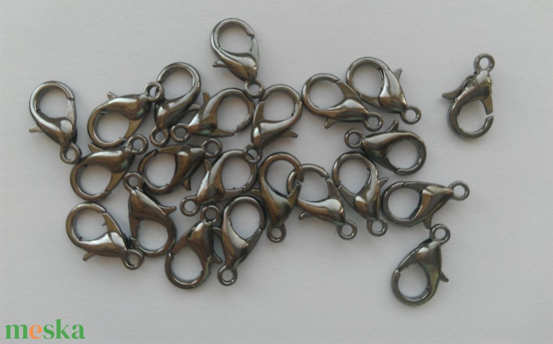 Delfinzár - 12mm - 20 db / csomag - gunmetal szín - kellékek & szerszámok - gyöngyfűzés kellékek - egyéb alkatrész - Meska.hu Delfinzár - 12mm - 20 db / csomag - gunmetal szín - kellékek & szerszámok - gyöngyfűzés kellékek - egyéb alkatrész - Meska.hu