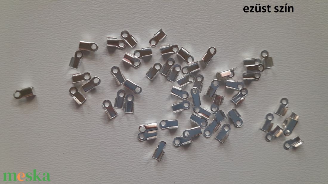 Végzáró - 6x3mm - 50 db / csomag - ezüst szín - kellékek & szerszámok - gyöngyfűzés kellékek - egyéb alkatrész - Meska.hu Végzáró - 6x3mm - 50 db / csomag - ezüst szín - kellékek & szerszámok - gyöngyfűzés kellékek - egyéb alkatrész - Meska.hu
