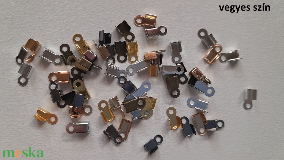 Végzáró - 8x4mm - 50 db / csomag - vegyes szín - kellékek & szerszámok - gyöngyfűzés kellékek - egyéb alkatrész - Meska.hu Végzáró - 8x4mm - 50 db / csomag - vegyes szín - kellékek & szerszámok - gyöngyfűzés kellékek - egyéb alkatrész - Meska.hu