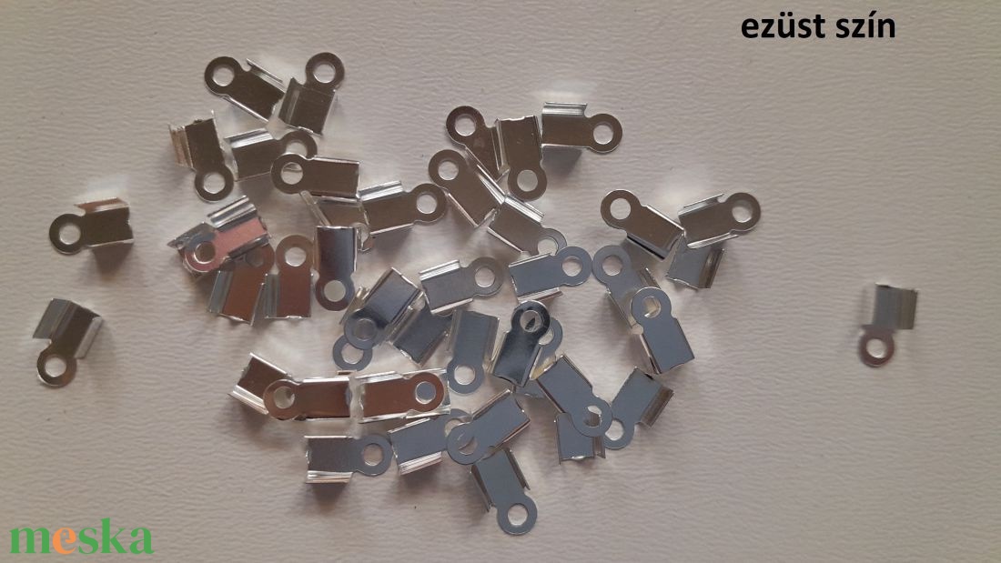 Végzáró - 8x4mm - 50 db / csomag - ezüst szín - kellékek & szerszámok - gyöngyfűzés kellékek - egyéb alkatrész - Meska.hu Végzáró - 8x4mm - 50 db / csomag - ezüst szín - kellékek & szerszámok - gyöngyfűzés kellékek - egyéb alkatrész - Meska.hu