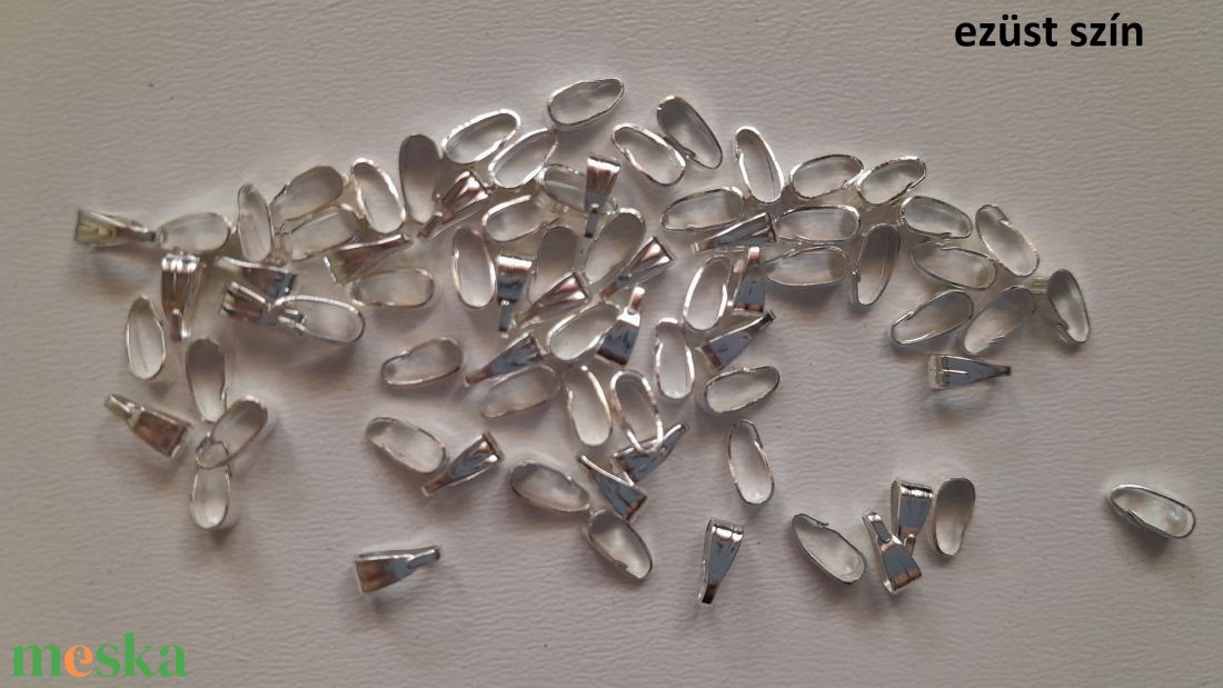 Fém medáltartó - 7 mm - 50 db / csomag - ezüst szín - kellékek & szerszámok - gyöngyfűzés kellékek - egyéb alkatrész - Meska.hu Fém medáltartó - 7 mm - 50 db / csomag - ezüst szín - kellékek & szerszámok - gyöngyfűzés kellékek - egyéb alkatrész - Meska.hu