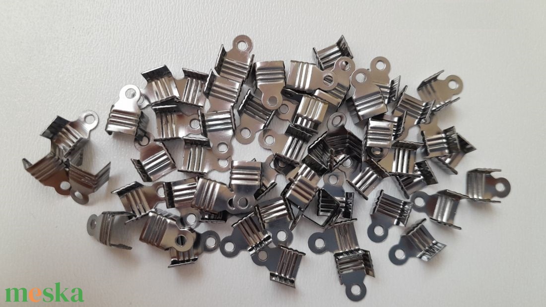 Szalagvég, végzáró - 11x6mm - 50 db / csomag - gunmetal szín - kellékek & szerszámok - gyöngyfűzés kellékek - egyéb alkatrész - Meska.hu Szalagvég, végzáró - 11x6mm - 50 db / csomag - gunmetal szín - kellékek & szerszámok - gyöngyfűzés kellékek - egyéb alkatrész - Meska.hu