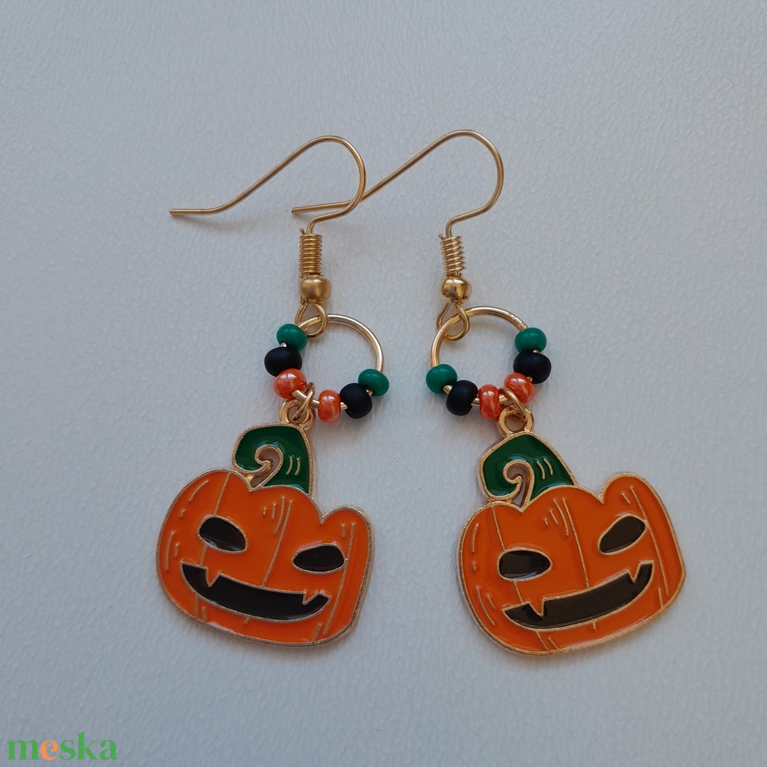 Halloween fülbevaló - tök - ékszer - fülbevaló - lógó fülbevaló - Meska.hu Halloween fülbevaló - tök - ékszer - fülbevaló - lógó fülbevaló - Meska.hu