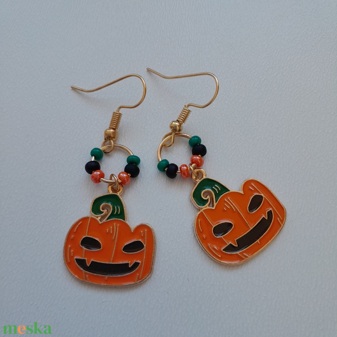 Halloween fülbevaló - tök - ékszer - fülbevaló - lógó fülbevaló - Meska.hu Halloween fülbevaló - tök - ékszer - fülbevaló - lógó fülbevaló - Meska.hu