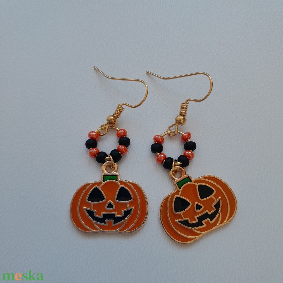 Halloween fülbevaló - tök - ékszer - fülbevaló - lógó fülbevaló - Meska.hu Halloween fülbevaló - tök - ékszer - fülbevaló - lógó fülbevaló - Meska.hu