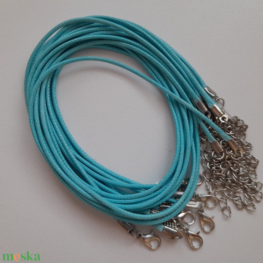 Nyaklánc alap - 10 db / csomag - kék - kellékek & szerszámok - ékszerkellék - nyaklánc alap - Meska.hu Nyaklánc alap - 10 db / csomag - kék - kellékek & szerszámok - ékszerkellék - nyaklánc alap - Meska.hu