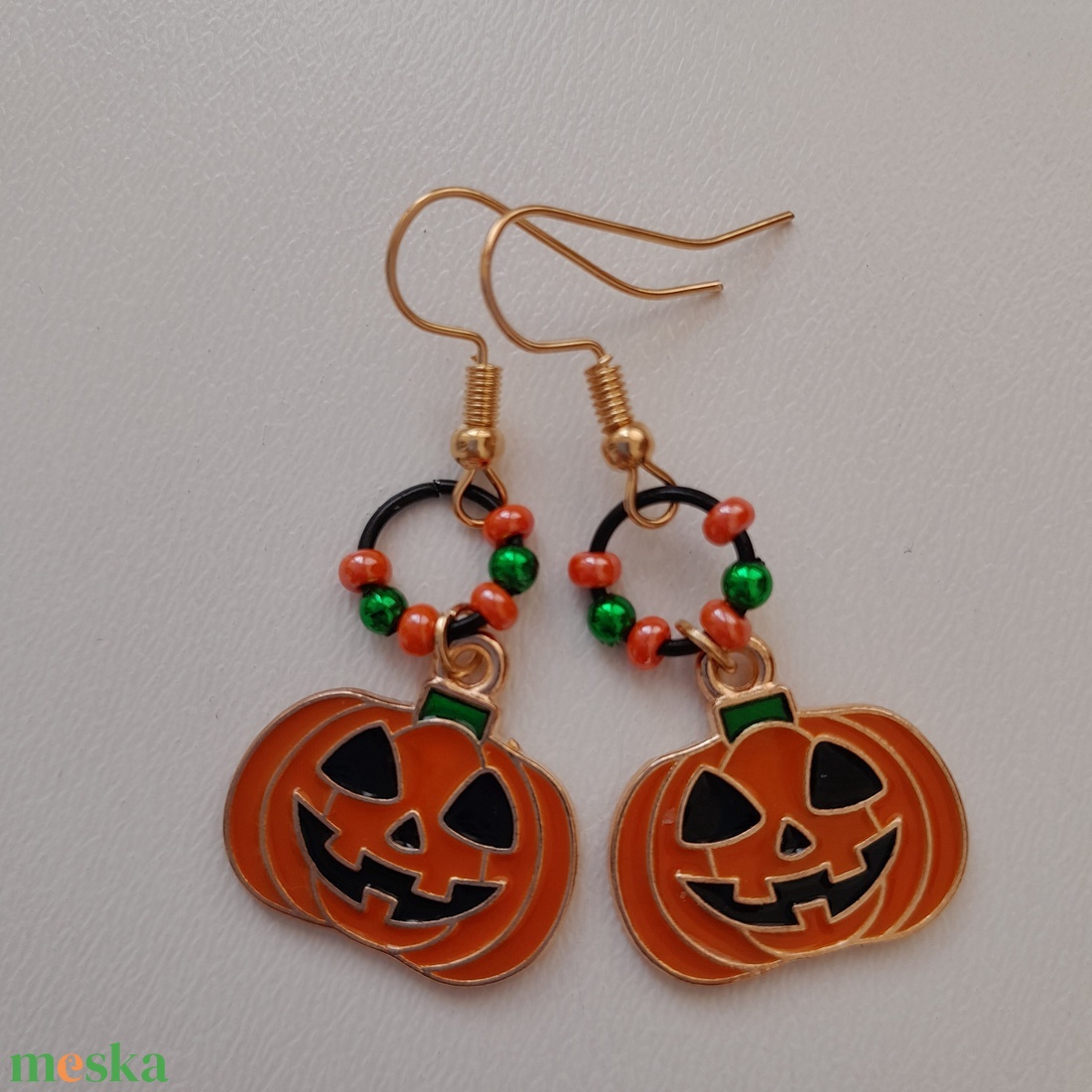 Halloween fülbevaló - tök - ékszer - fülbevaló - lógó fülbevaló - Meska.hu Halloween fülbevaló - tök - ékszer - fülbevaló - lógó fülbevaló - Meska.hu