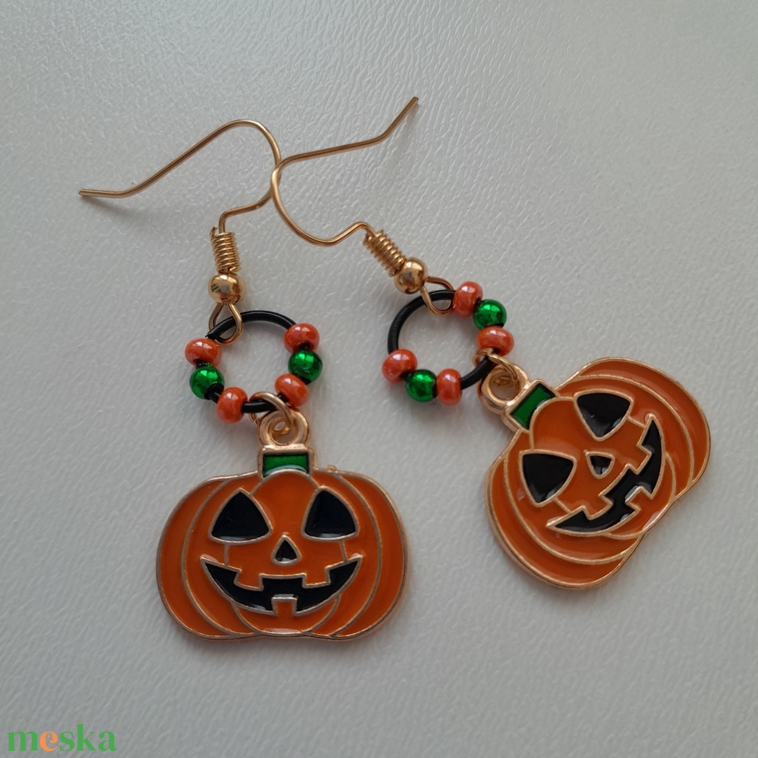 Halloween fülbevaló - tök - ékszer - fülbevaló - lógó fülbevaló - Meska.hu Halloween fülbevaló - tök - ékszer - fülbevaló - lógó fülbevaló - Meska.hu