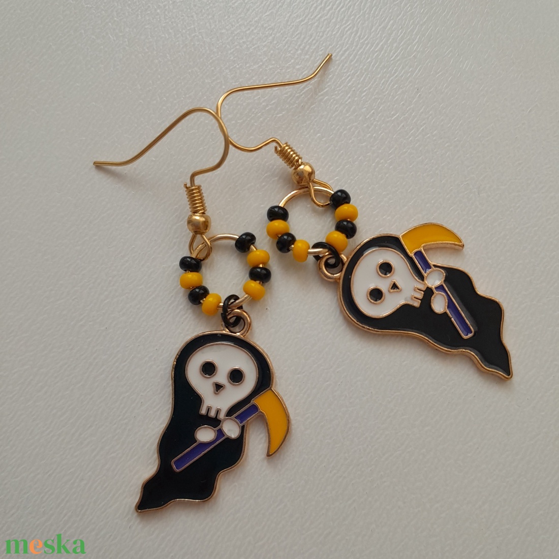 Szellem fülbevaló - ékszer - fülbevaló - lógó fülbevaló - Meska.hu