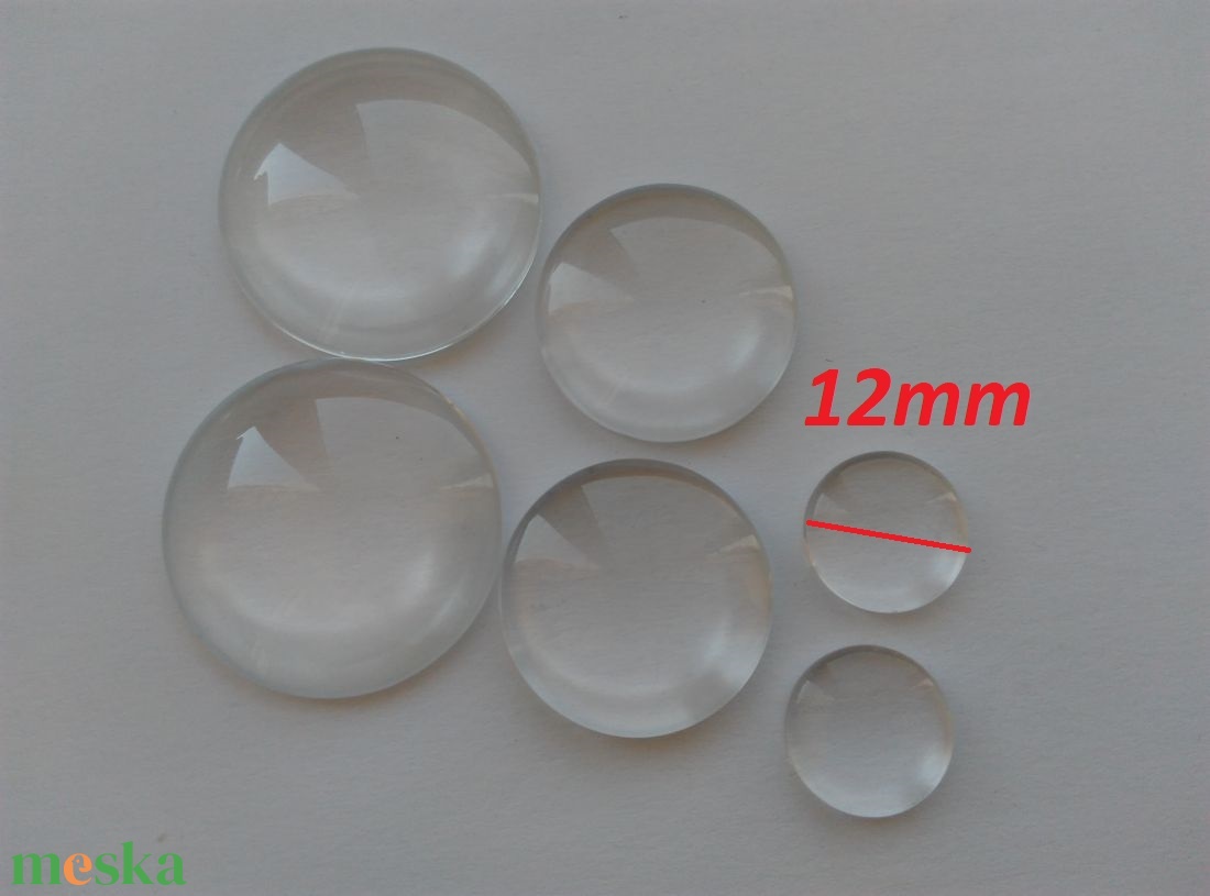 Üveglencse - 12mm - 10 db / csomag - átlátszó - kellékek & szerszámok - gyöngyfűzés kellékek - üveglencse - Meska.hu Üveglencse - 12mm - 10 db / csomag - átlátszó - kellékek & szerszámok - gyöngyfűzés kellékek - üveglencse - Meska.hu