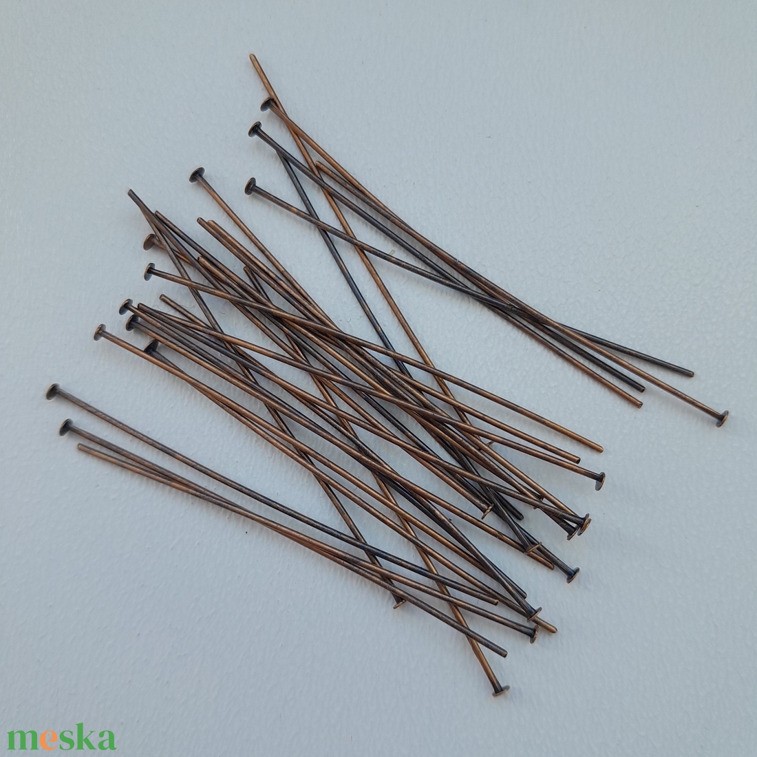 Talpas szerelőpálca - 50mm - vörösréz szín - 50 db / csomag - kellékek & szerszámok - gyöngyfűzés kellékek - szerelőpálca - Meska.hu Talpas szerelőpálca - 50mm - vörösréz szín - 50 db / csomag - kellékek & szerszámok - gyöngyfűzés kellékek - szerelőpálca - Meska.hu