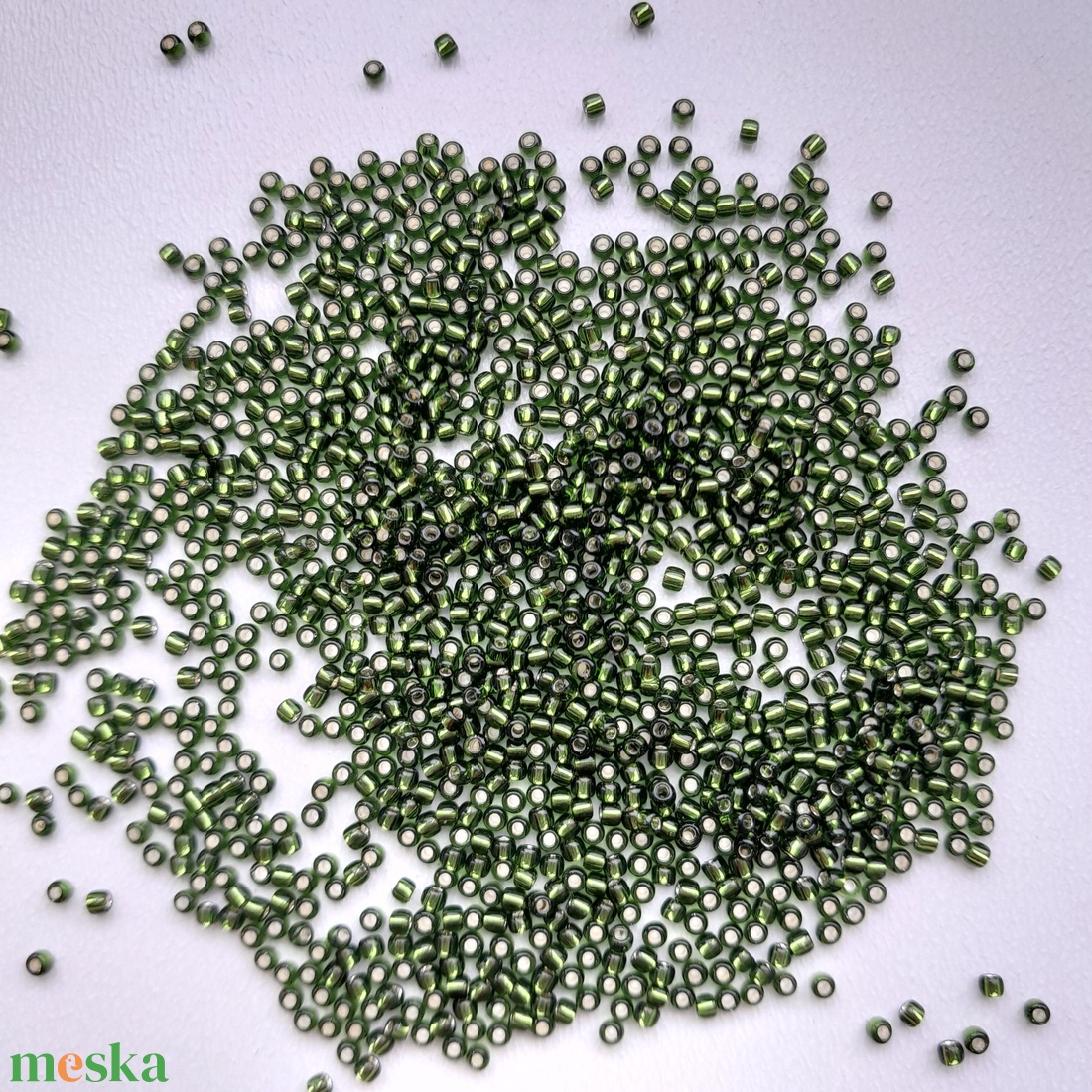 Toho Round kásagyöngy - 11/0 méret - 10 gramm / csomag - Silver-Lined Olivine - kellékek & szerszámok - gyöngyfűzés kellékek - kásagyöngy - Meska.hu Toho Round kásagyöngy - 11/0 méret - 10 gramm / csomag - Silver-Lined Olivine - kellékek & szerszámok - gyöngyfűzés kellékek - kásagyöngy - Meska.hu