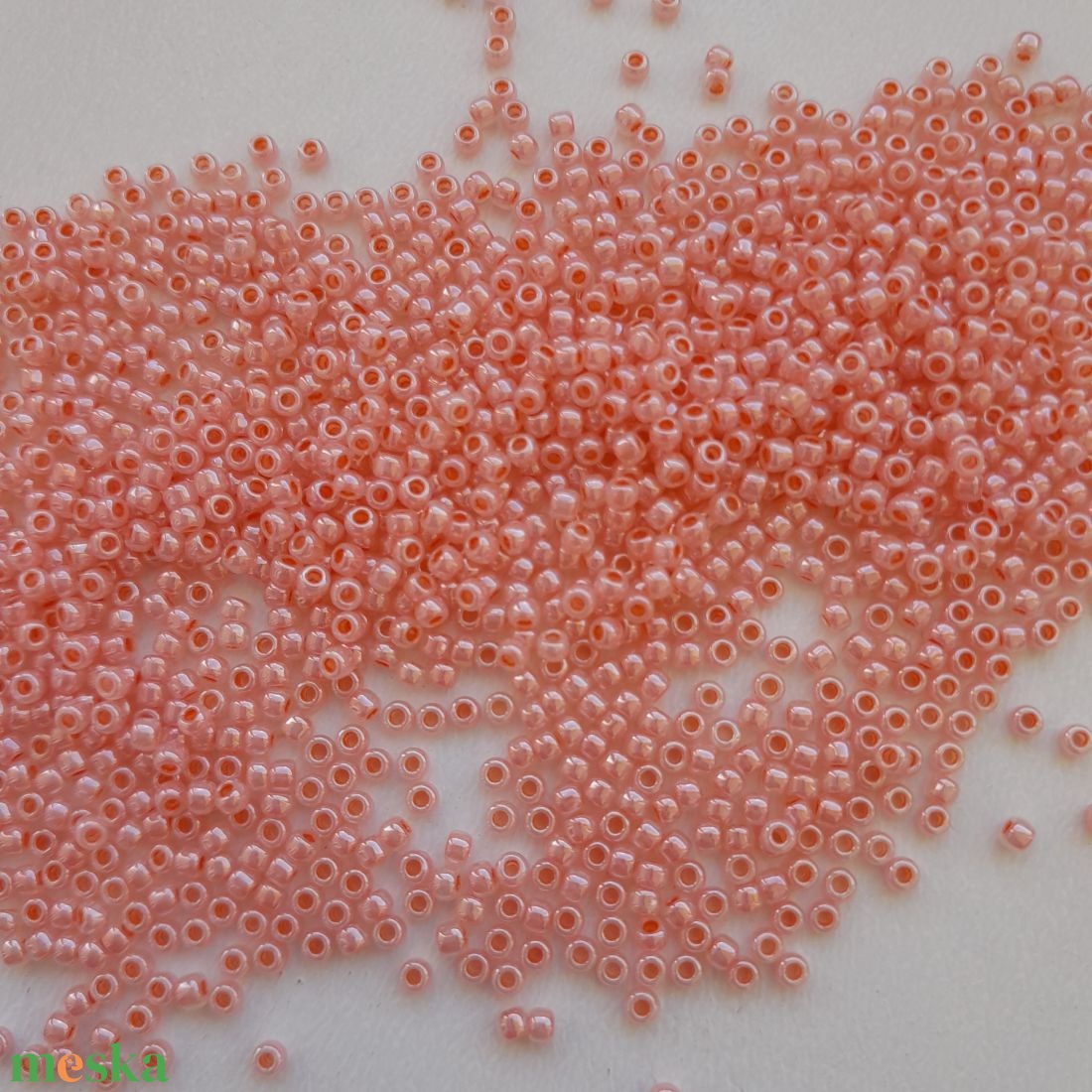 Toho Round kásagyöngy - 11/0 méret - 10 gramm / csomag - Ceylon Peach Blush - kellékek & szerszámok - gyöngyfűzés kellékek - kásagyöngy - Meska.hu Toho Round kásagyöngy - 11/0 méret - 10 gramm / csomag - Ceylon Peach Blush - kellékek & szerszámok - gyöngyfűzés kellékek - kásagyöngy - Meska.hu