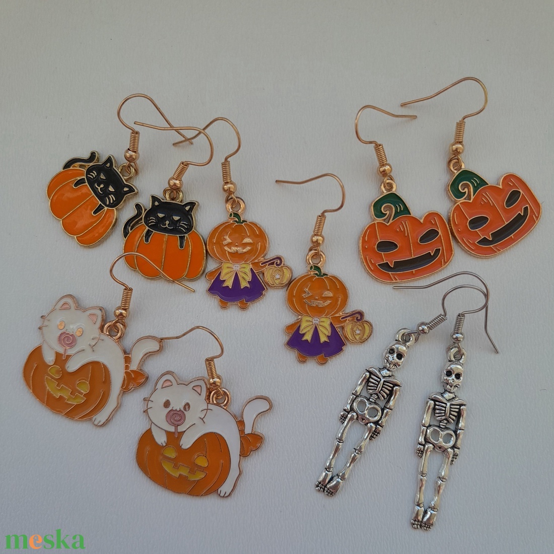 Halloween-fülbevaló - tök - ékszer - fülbevaló - lógó fülbevaló - Meska.hu Halloween-fülbevaló - tök - ékszer - fülbevaló - lógó fülbevaló - Meska.hu