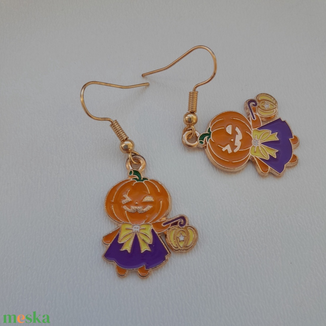 Halloween-fülbevaló - tök - ékszer - fülbevaló - lógó fülbevaló - Meska.hu Halloween-fülbevaló - tök - ékszer - fülbevaló - lógó fülbevaló - Meska.hu