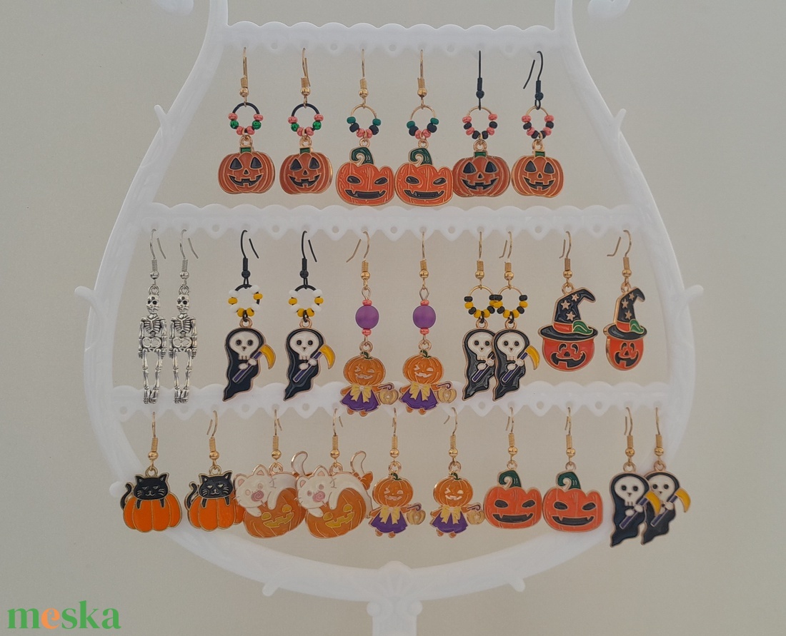 Halloween-fülbevaló - tök - ékszer - fülbevaló - lógó fülbevaló - Meska.hu Halloween-fülbevaló - tök - ékszer - fülbevaló - lógó fülbevaló - Meska.hu