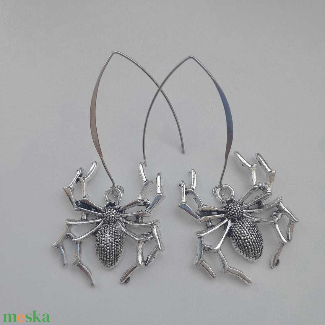 Fülbevaló - pók - ékszer - fülbevaló - lógó fülbevaló - Meska.hu