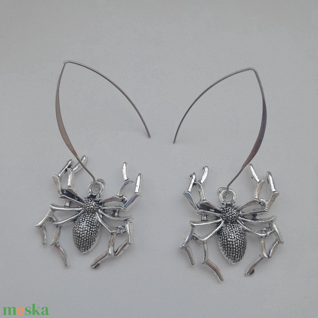 Fülbevaló - pók - ékszer - fülbevaló - lógó fülbevaló - Meska.hu