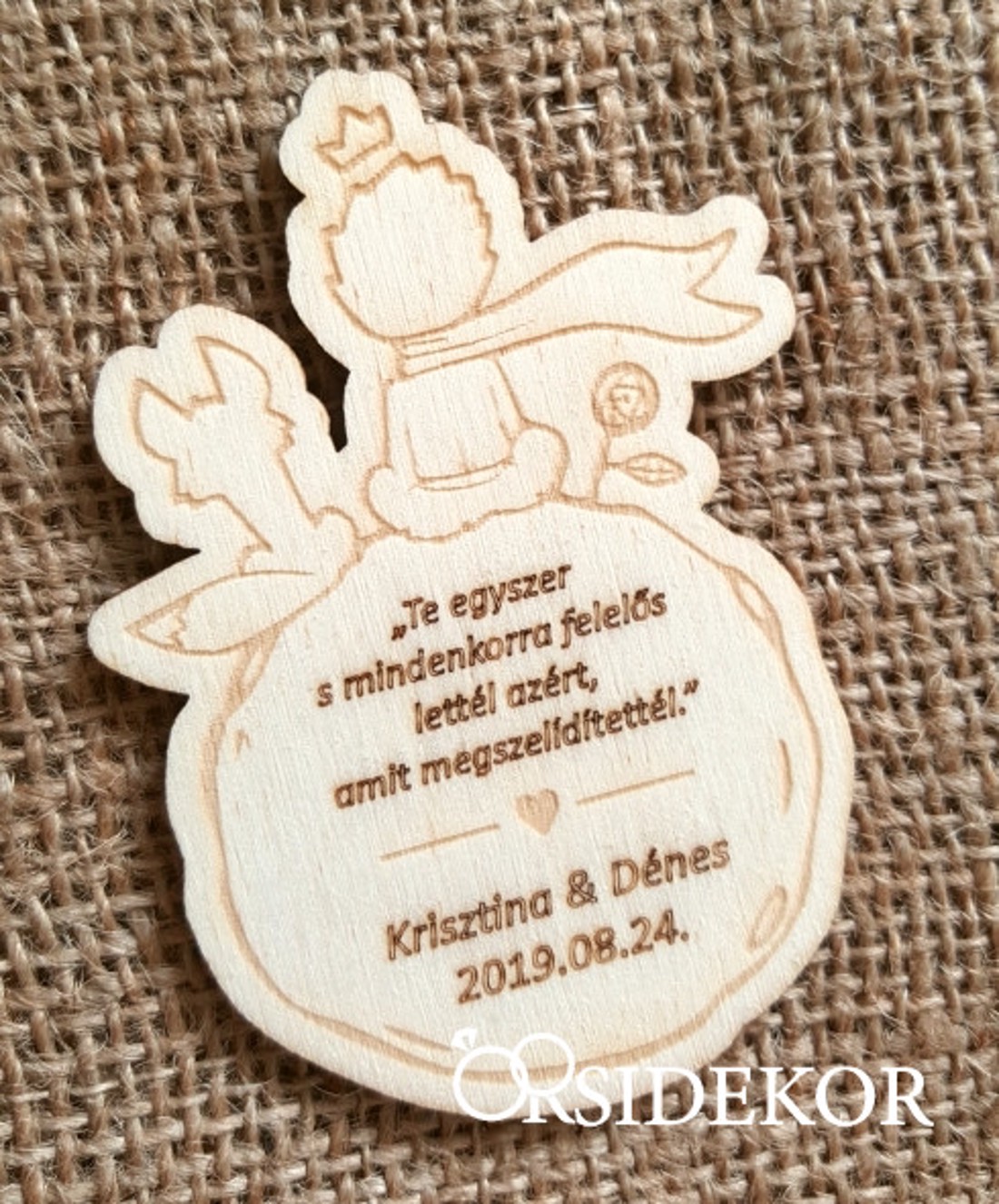 Kis herceg bölcsesség - köszönetajándék fa hűtőmágnes - esküvő - emlék & ajándék - köszönőajándék - Meska.hu Kis herceg bölcsesség - köszönetajándék fa hűtőmágnes - esküvő - emlék & ajándék - köszönőajándék - Meska.hu
