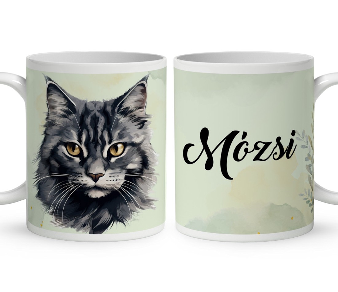 Névvel kérhető - Chantilly / Tiffany macska portré mintás bögre - otthon & életmód - konyhafelszerelés, tálalás - tálalás - bögre & csésze - Meska.hu