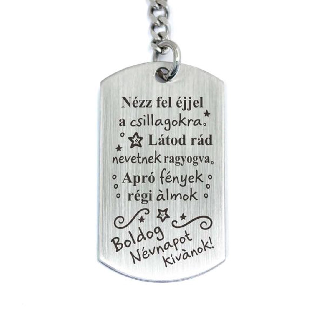 Nézz fel éjjel a csillagokra acél medálos kulcstartó - táska & tok - kulcstartó & táskadísz - kulcstartó - Meska.hu Nézz fel éjjel a csillagokra acél medálos kulcstartó - táska & tok - kulcstartó & táskadísz - kulcstartó - Meska.hu