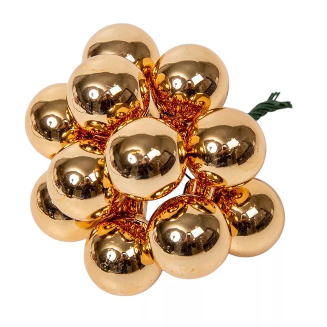 Üveggömb pick 2,5 cm - pekándió barna - fényes 12 db - kellékek & szerszámok - dekorációs kellékek - üveggömb pick - Meska.hu