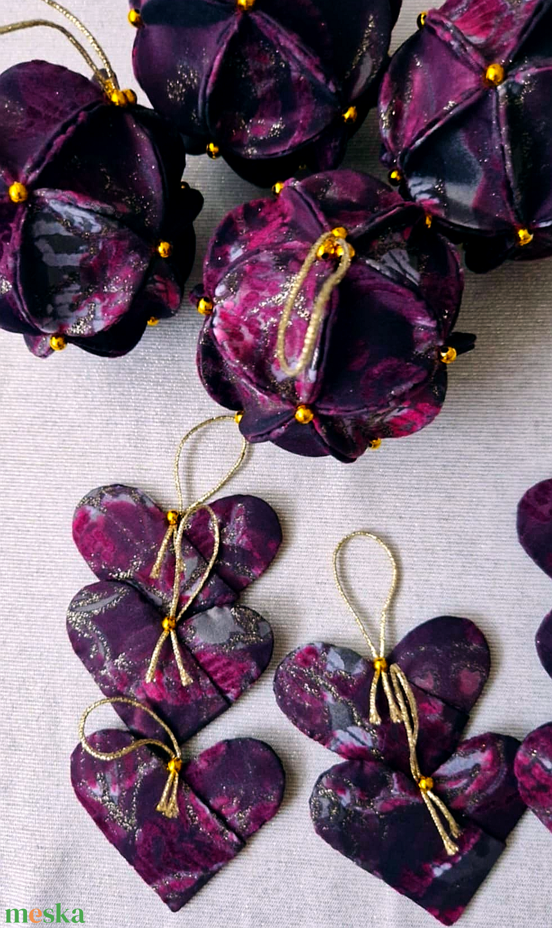 Karácsonyi dekoráció  - karácsony - karácsonyi lakásdekoráció - karácsonyfadíszek - Meska.hu