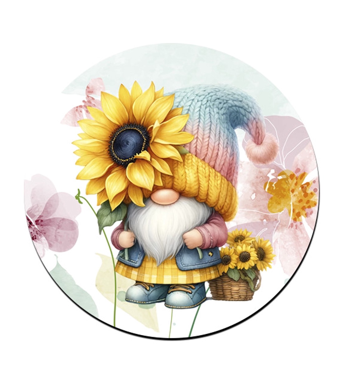 3 db bájos napraforgós manó alátét szett (#70) -  - Meska.hu