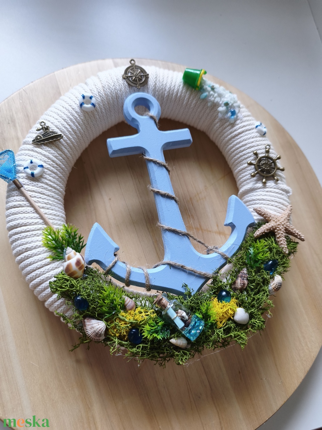 Nyári kopogtató - otthon & életmód - dekoráció - ajtó- és ablak dekoráció - ajtódísz & kopogtató - Meska.hu