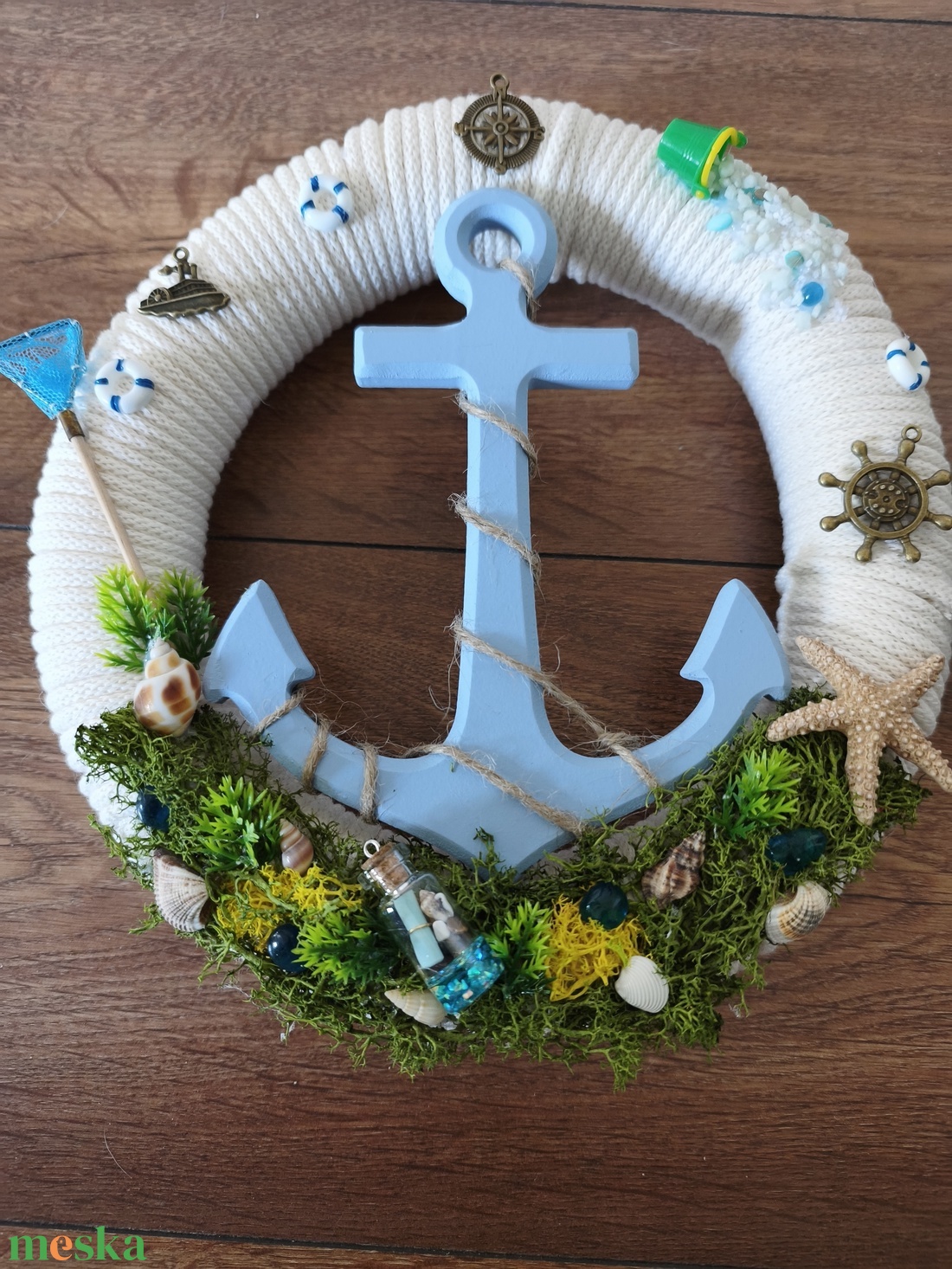 Nyári kopogtató - otthon & életmód - dekoráció - ajtó- és ablak dekoráció - ajtódísz & kopogtató - Meska.hu