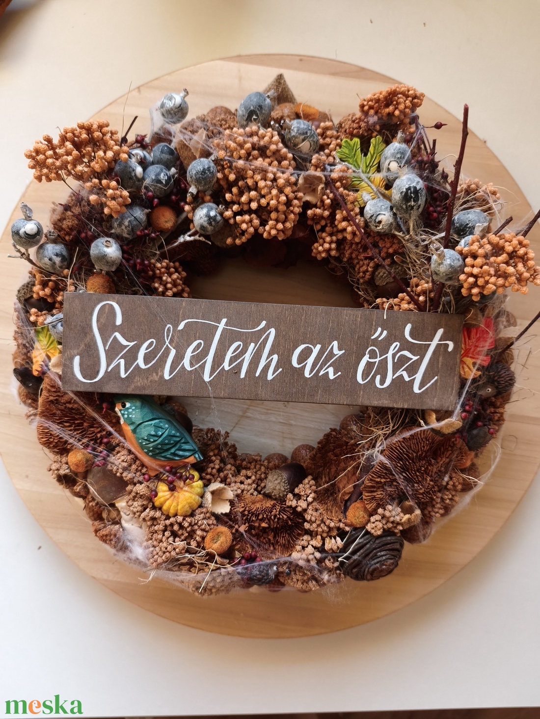 Vénasszonyok nyara kopogtató  - otthon & életmód - dekoráció - ajtó- és ablak dekoráció - ajtódísz & kopogtató - Meska.hu