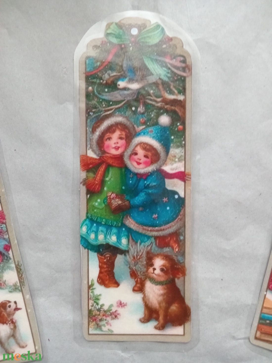 Vintage téli hangulatú laminált könyvjelzők Gyermekek és kutyák varázslatos világa - könyv & zene - könyvjelző - Meska.hu Vintage téli hangulatú laminált könyvjelzők Gyermekek és kutyák varázslatos világa - könyv & zene - könyvjelző - Meska.hu