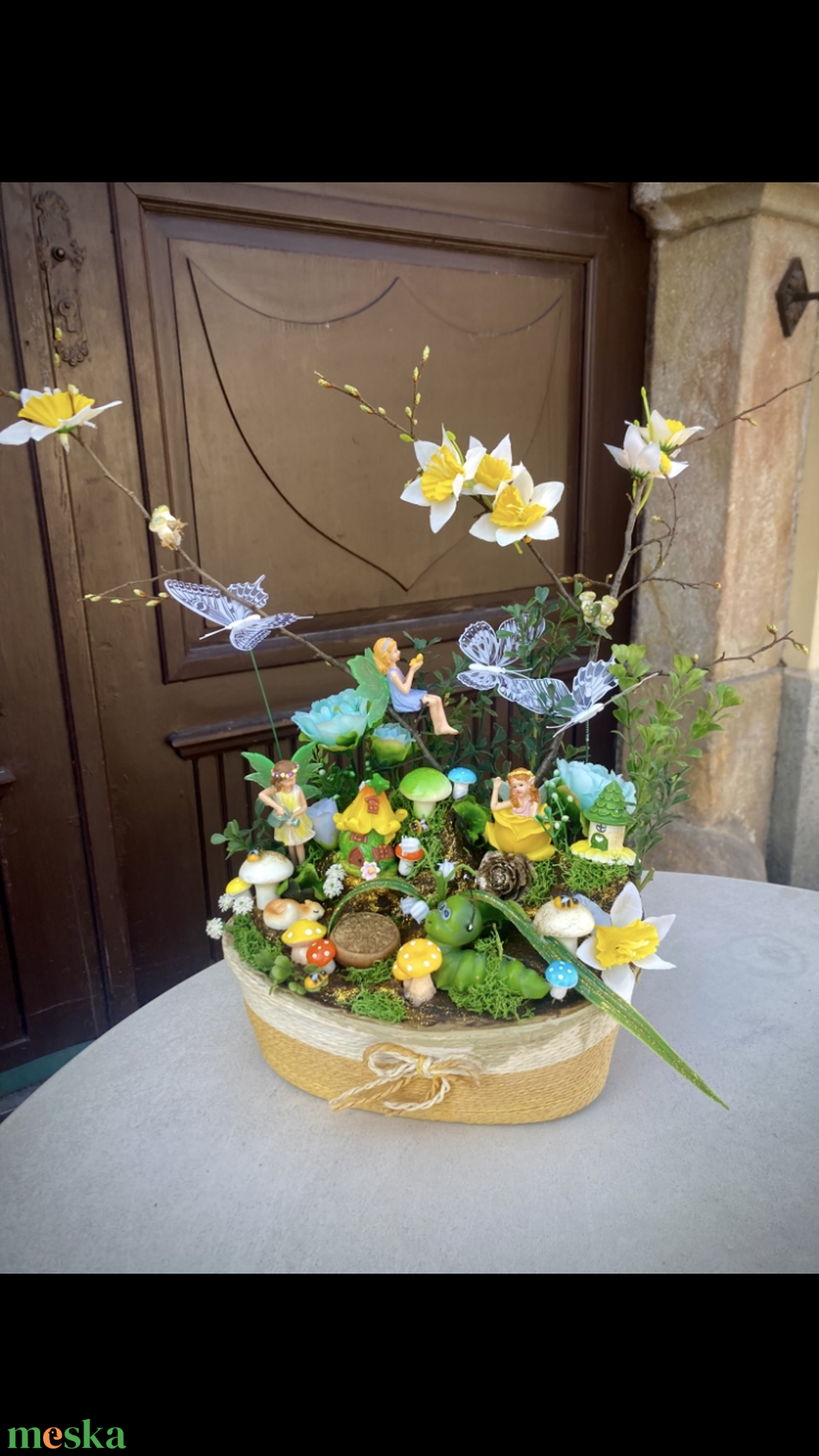 Nárcisz Fairy Garden - otthon & életmód - dekoráció - asztal és polc dekoráció - asztaldísz - Meska.hu