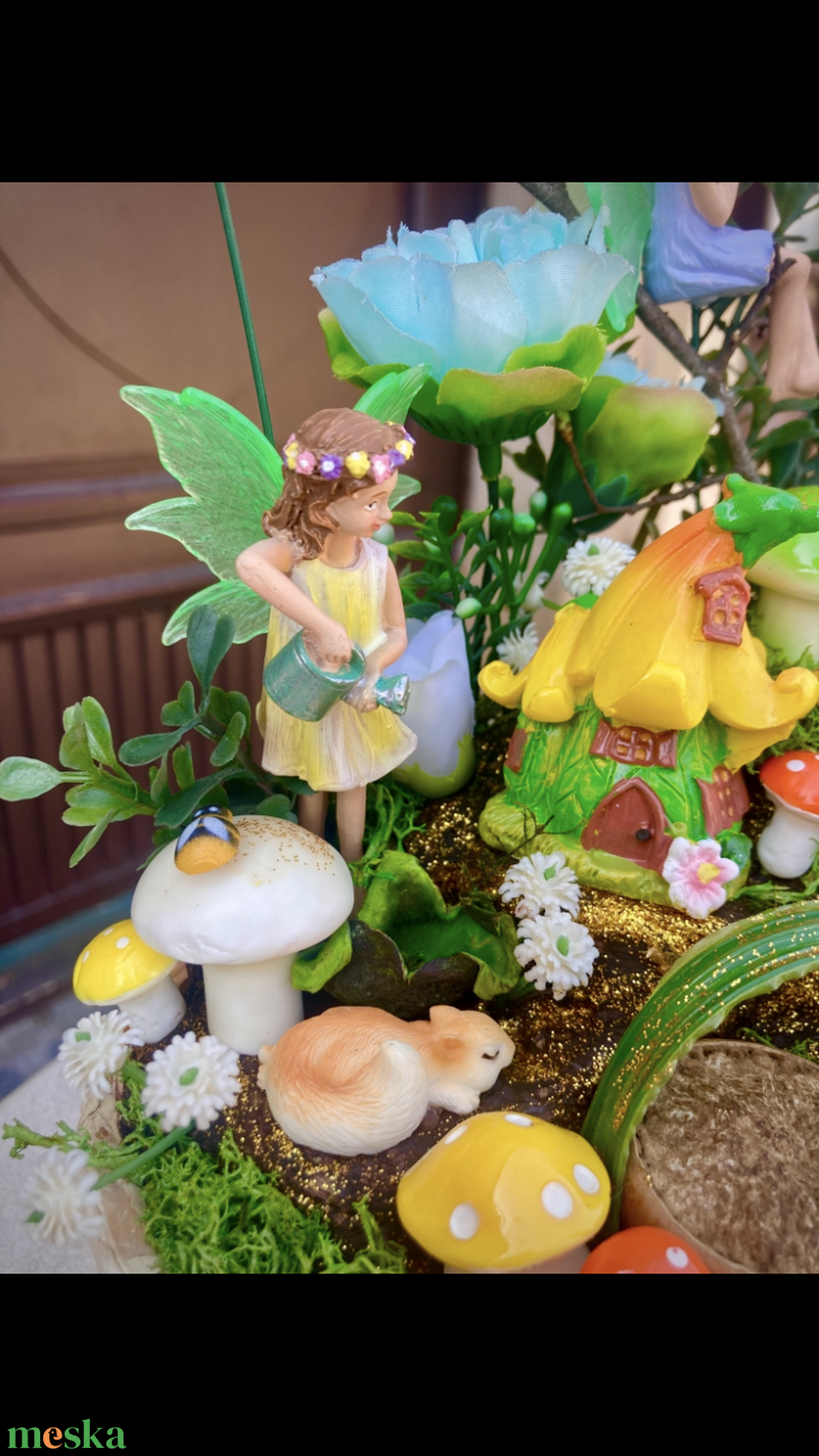 Nárcisz Fairy Garden - otthon & életmód - dekoráció - asztal és polc dekoráció - asztaldísz - Meska.hu