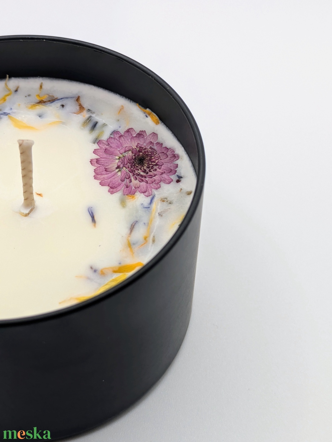 Rózsaillatú szójagyertya pamut kanóccal - otthon & életmód - gyertya, illat, aroma - gyertya - Meska.hu