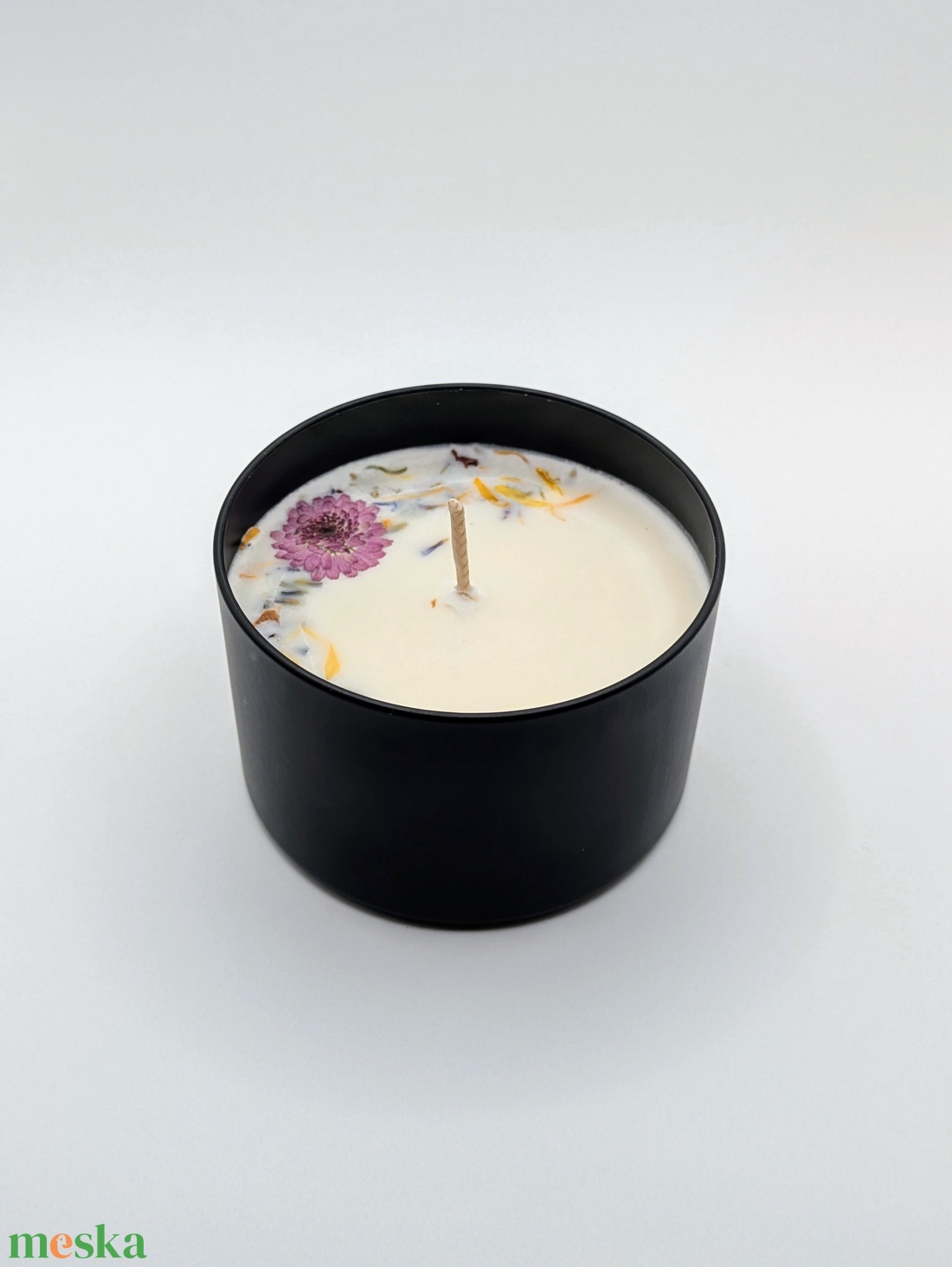 Rózsaillatú szójagyertya pamut kanóccal - otthon & életmód - gyertya, illat, aroma - gyertya - Meska.hu