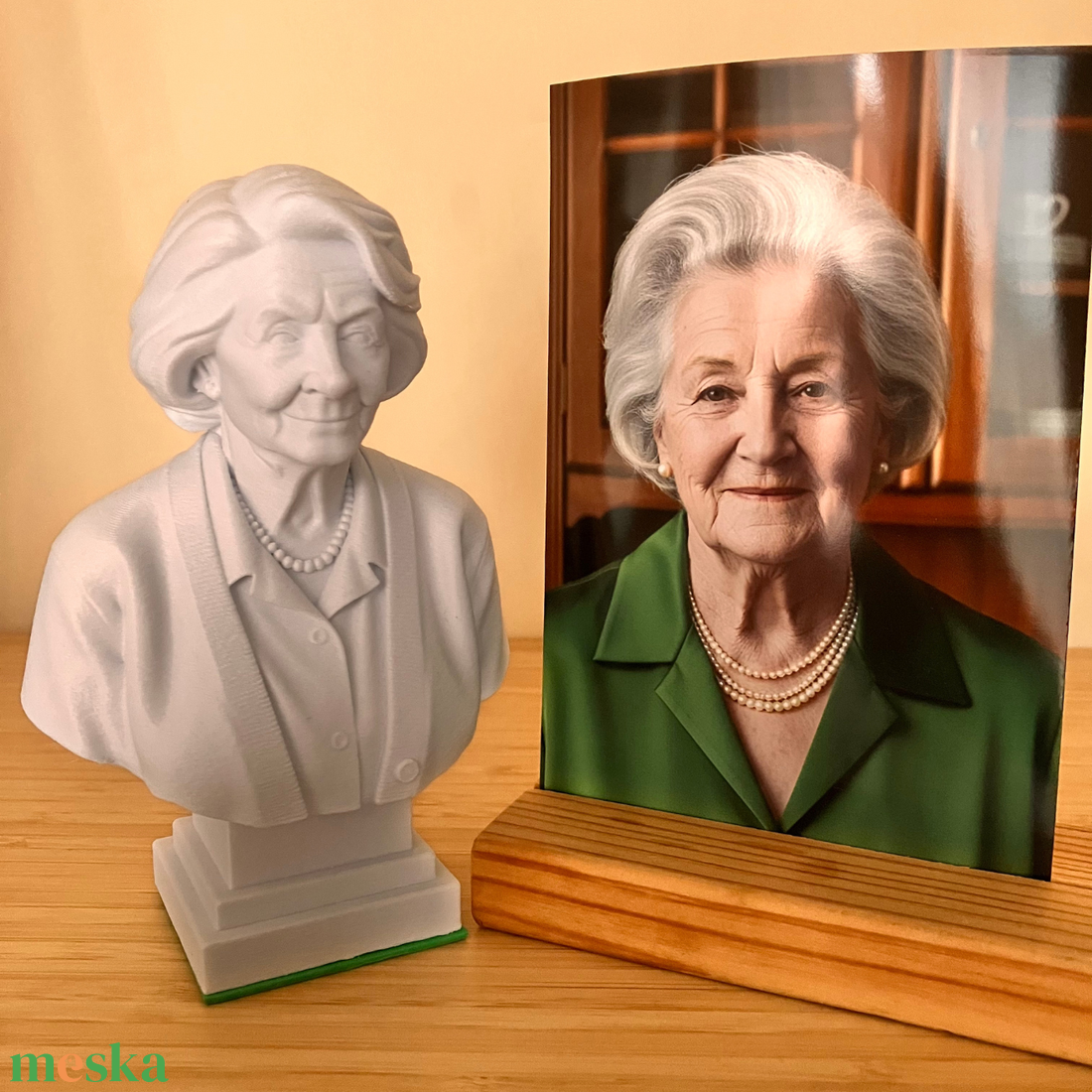 Valósághű Egyedi Mellszobor  � 3D Nyomtatott Portrészobor Fényképed Alapján - otthon & életmód - dekoráció - asztal és polc dekoráció - könyvszobor - Meska.hu